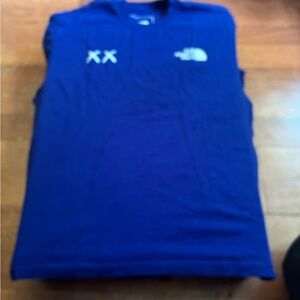 The North Face Blue Short Sleeve Tee Athletic Casual